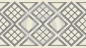 Geometric Square Pattern, Abstract Diamond Tile Vector, vector design Generative AI