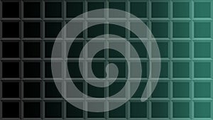 geometric square pattern on a black to blue gradient background