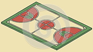 Geometric square pattern with circular intersecting shapes design vector design Generative AI