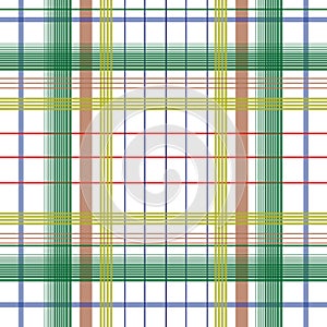 Seamless plaid line pattern design