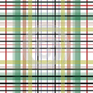 Seamless plaid line pattern design