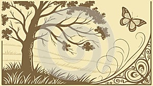 Geometric Square Pattern, Symmetrical Abstract Design, vector design Generative AI