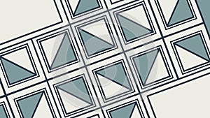 Geometric square and triangle tile pattern, abstract design element, vector design Generative AI