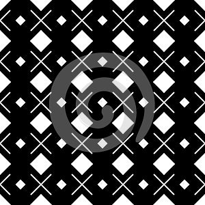 Geometric squares black and white hipster fash photo