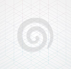 Geometric thin line white background. Simple graphic print. Vector modern minimalistic stylish trellis. Chaotic grid. Trendy