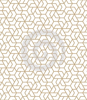 Geometric tile grid graphic seamless pattern vector