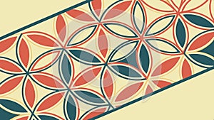 Geometric tile pattern, design decorative, art floor, texture abstract, mosaic, tile art, geometric style vector design Generative