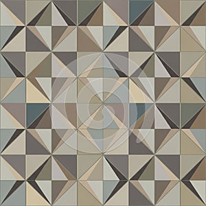 Geometric tile pattern featuring a grid of squares divided into four triangles. Each