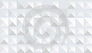 Geometric Triangle 3D diamond square monochrome pattern