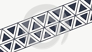 Geometric Triangle Border Pattern, Modern and Structured, vector design Generative AI