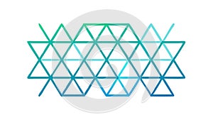 Geometric Triangle Grid, Abstract Modern Pattern, vector design Generative AI