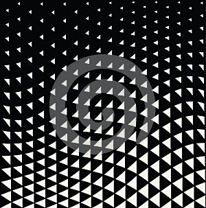 Geometric triangle halftone minimal pattern vector background