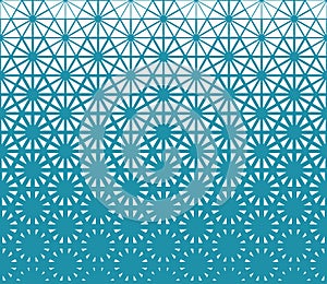 Geometric triangle halftone minimal pattern vector background