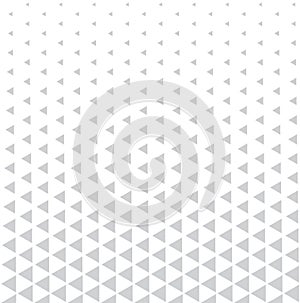 Geometric triangle halftone minimal pattern vector background