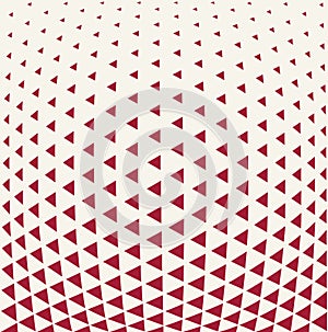 Geometric triangle halftone minimal pattern vector background