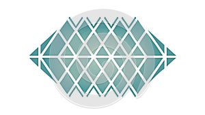 Geometric Triangle Lattice Pattern Background Design, vector design Generative AI