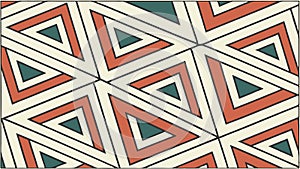 Geometric triangle pattern, abstract background design, modern vector design Generative AI