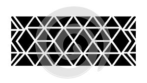 Geometric Triangle Pattern Abstract Background Icon, Modern Design, vector design Generative AI