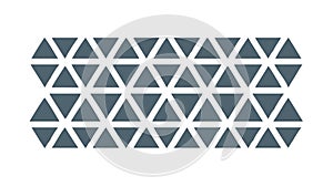 Geometric Triangle Pattern, Abstract Faceted Design. vector design Generative AI