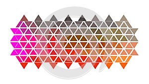 Geometric Triangle Pattern Abstract Modern Gradients Background, vector design Generative AI