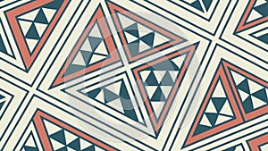 Geometric Triangle Pattern Background, Abstract Design Element, vector design Generative AI