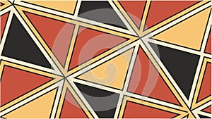 Geometric triangle pattern, colorful mosaic and abstract background vector design Generative AI