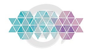 Geometric Triangle Pattern Grid, Seamless Background. vector design Generative AI