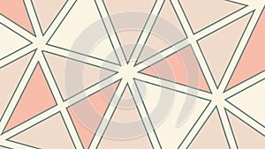Geometric Triangle Pattern in a Pastel Color Palette, vector design Generative AI