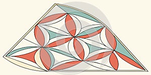 Geometric Triangle Pattern Vector for Abstract and Modern Design, vector design Generative AI