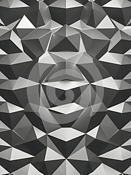 Geometric triangle pattern vector art design