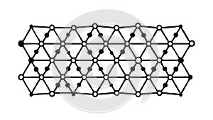 Geometric Triangles Grid Vector Pattern for Modern Design, vector design Generative AI