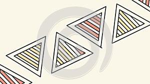 Geometric Triangles Pattern, Abstract Background Design, vector design Generative AI