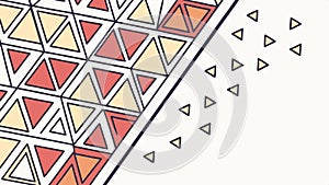 Geometric triangles pattern, triangle pattern, geometric pattern, abstract triangles vector design Generative AI