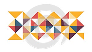 Geometric Triangles Pattern Vector, Modern Abstract Background Design, vector design Generative AI