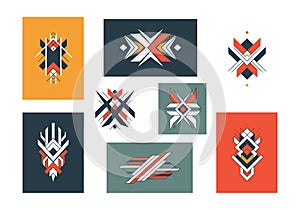 Geometric Tribal Design Elements