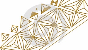 Geometric tribal pattern abstract decorative motif vector design Generative AI