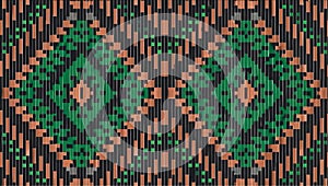 Geometric tribal pattern for digital and physical design projects and assets.