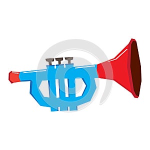 geometric trumpet toy