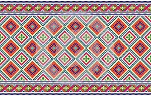 Geometric vector background with sacral tribal ethnic elements.