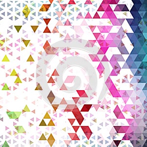 Geometric vector background of triangular shapes - Vektorgrafik. eps 10
