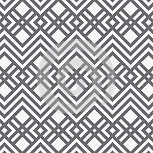 Geometric vector pattern, repeating stripe linear diamond and square shape background.