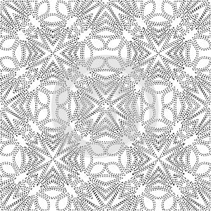 Geometric vector pattern with triangular elements. Seamless abstract ornament for wallpapers and backgrounds.