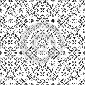 Geometric vector pattern with triangular elements. Seamless abstract ornament for wallpapers and backgrounds.