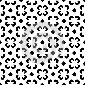 Geometric vector pattern with triangular elements. Seamless abstract ornament for wallpapers and backgrounds.