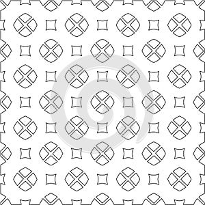 Geometric vector pattern with triangular elements. Seamless abstract ornament for wallpapers and backgrounds.