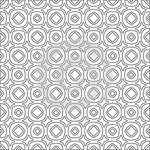 Geometric vector pattern with triangular elements. Seamless abstract ornament for wallpapers and backgrounds.