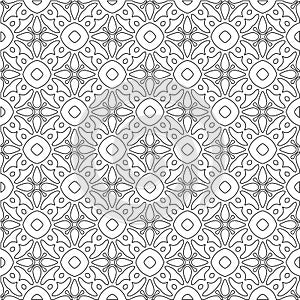 Geometric vector pattern with triangular elements. Seamless abstract ornament for wallpapers and backgrounds.