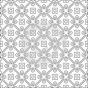 Geometric vector pattern with triangular elements. Seamless abstract ornament for wallpapers and backgrounds.