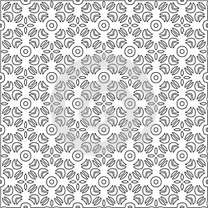 Geometric vector pattern with triangular elements. Seamless abstract ornament for wallpapers and backgrounds.