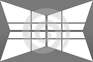 Geometric of stripe pattern. Set 7